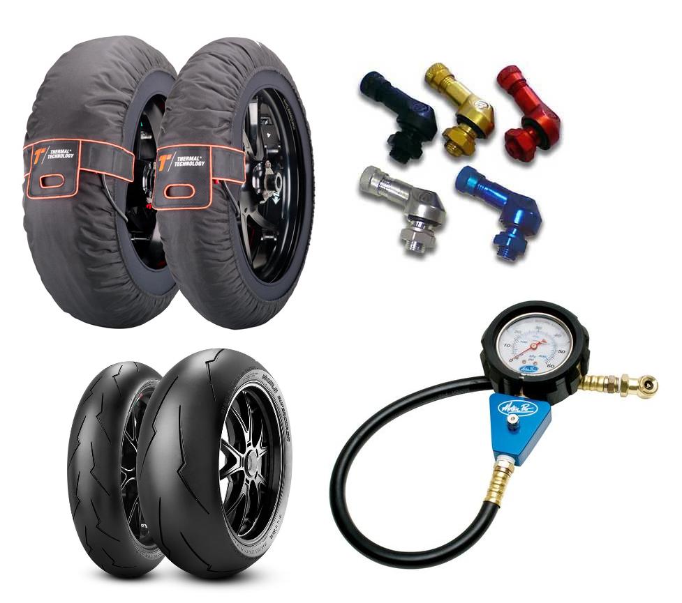 Tyres, Warmers, Gauges, and Accessories