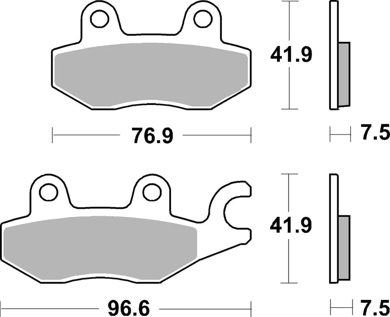 Brembo SR Compound Front Brake Pads