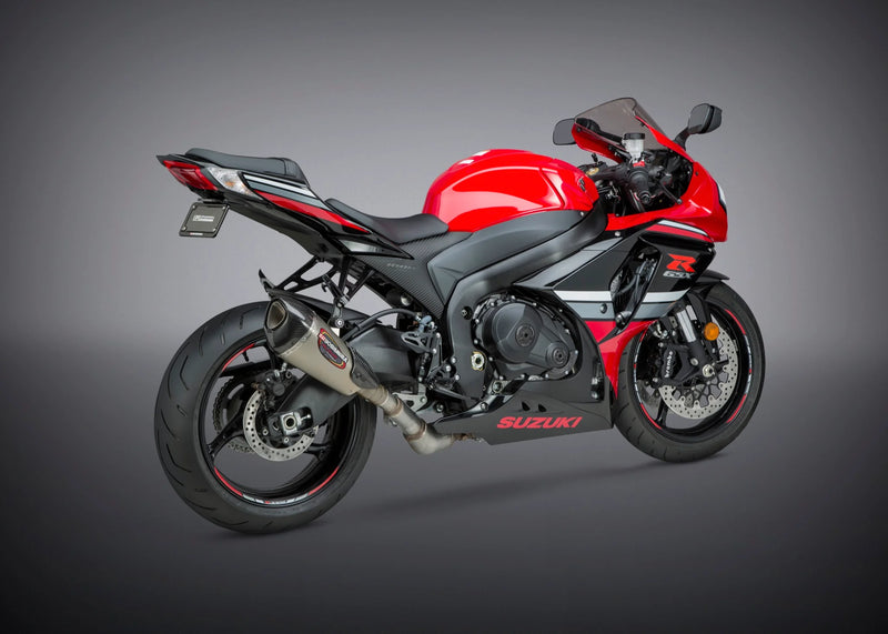Yoshimura GSX-R1000 12-16 ALPHA T Slip-On Titanium Exhaust, w/ Titanium Muffler 11181MP720