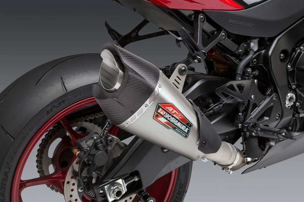 Yoshimura AT2 Stainless Slip-On Suzuki GSXR1000 (2017-2023) (11182BP521)