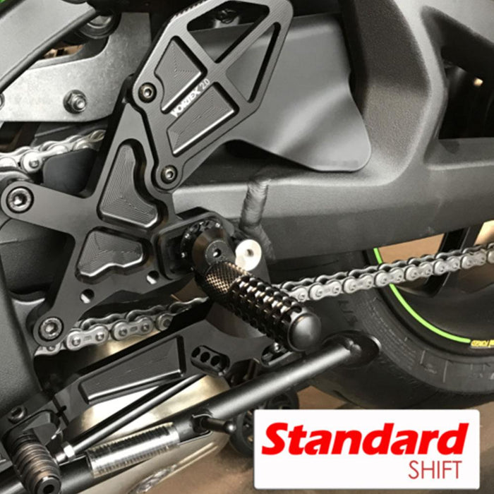 of Vortex Rearsets RS404K (Kawasaki ZX10R (2021-2024)  (Free Delivery)