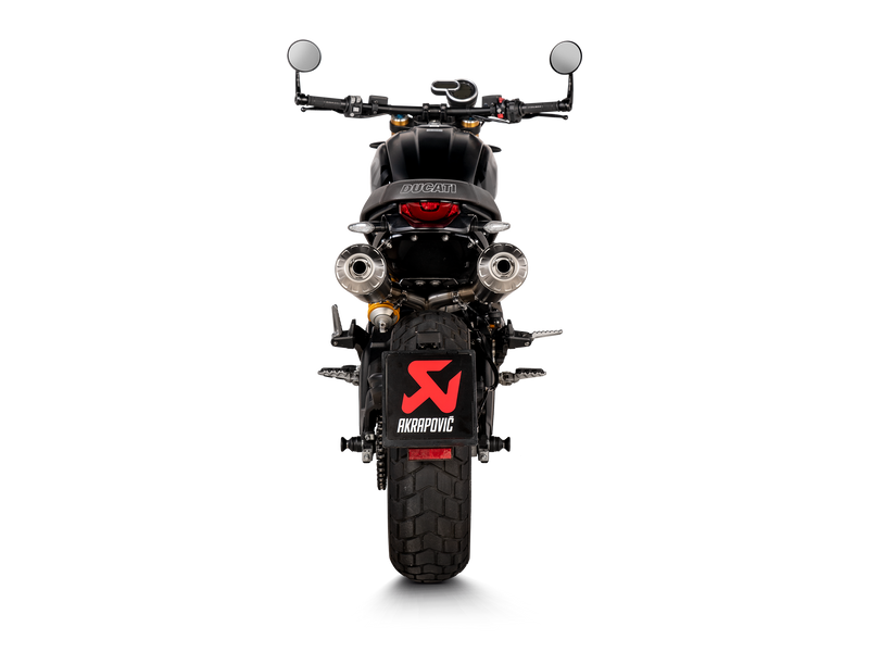 Akrapovic Titanium Slip On Exhaust Ducati Scrambler (2021-2024) S-D11SO13-HBFGT