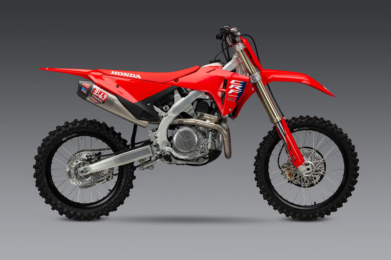 Yoshimura CRF450R/RX 2025 RS-12 Titanium Full Exhaust, w/ Titanium Muffler YO-225861S720