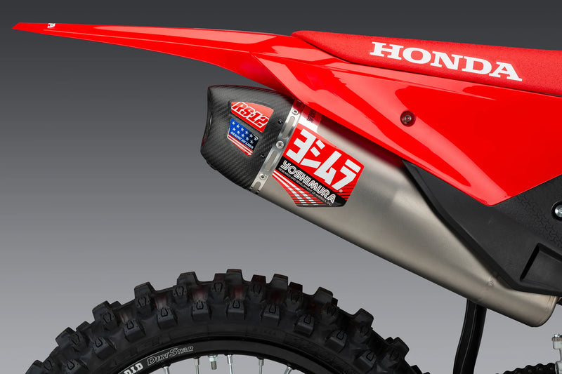 Yoshimura CRF450R/RX 2025 RS-12 Titanium Full Exhaust, w/ Titanium Muffler YO-225861S720