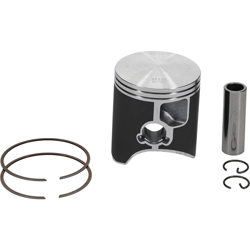Vertex Cast Replica Piston kit; Kit includes: Piston, rings, pin, clips Beta 250 RR 2T 2018-2019 66.37mm (V-24384C)
