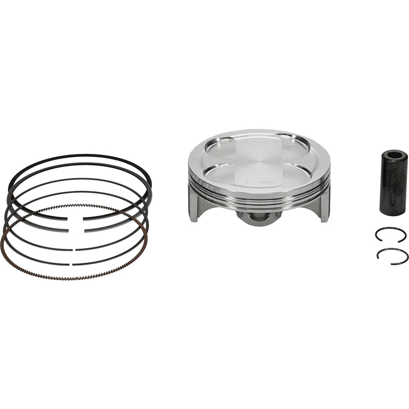 Vertex Replica Piston kit; Kit includes: Piston, rings, pin, clips Yamaha YZ450F 2020 12.8:1 96.96mm (V-24448B)