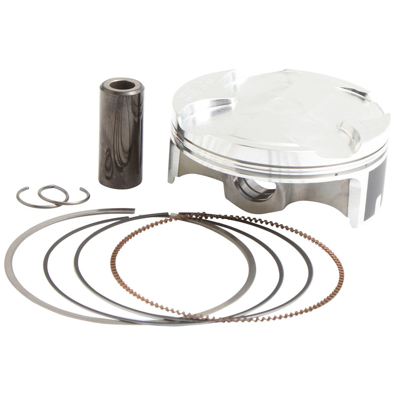 Vertex Replica Piston kit; Kit includes: Piston, rings, pin, clips Kawasaki KX250F 2021 STD COMP 14.1:1 77.96mm (V-24509B)
