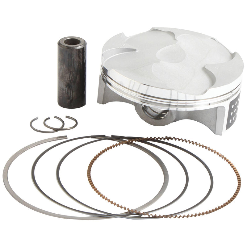 Vertex Replica Piston kit; Kit includes: Piston, rings, pin, clips Kawasaki KX250F 2021 HIGH-COMP 15.05:1 77.96mm (V-24515B)