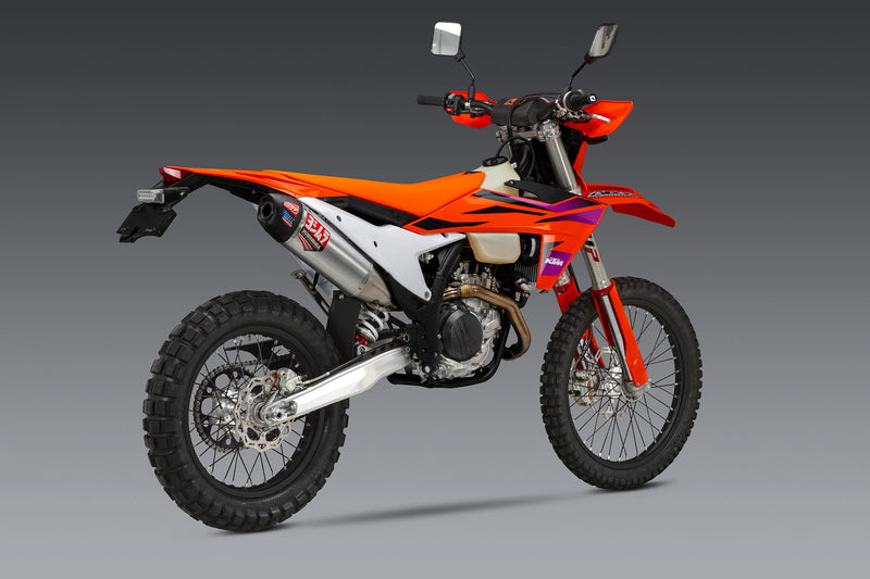 Yoshimura KTM 500EXC-F/350EXC-F 2024 RS-12 Stainless Slip-On Exhaust, w/ Aluminium Muffler (265022S320)