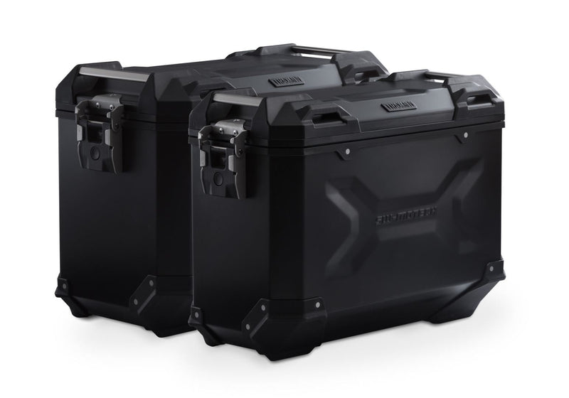 TRAX ADV aluminium case system. Black. 45/37L. Suzuki V-Strom 800DE (22-).(BOM) (KFT.05.845.70000/B)