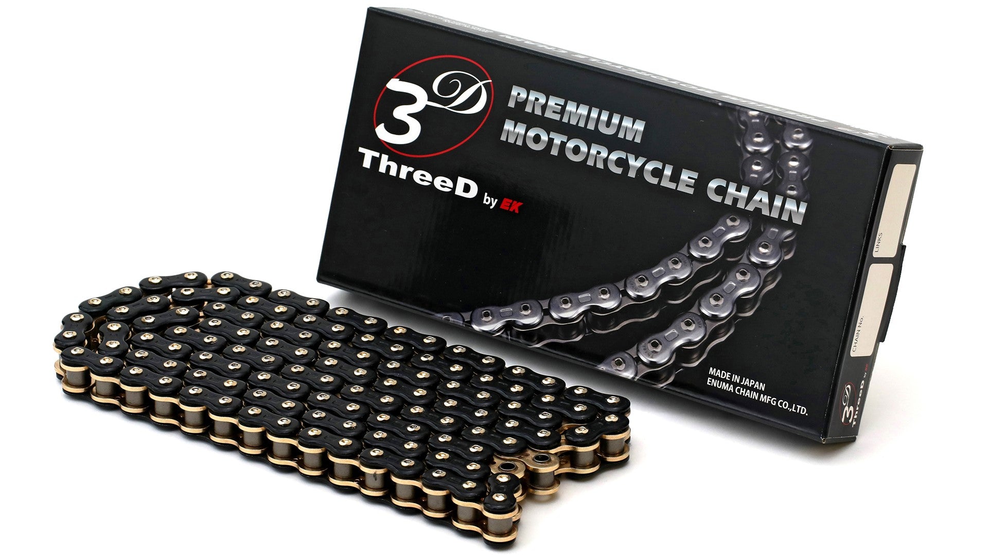 EK 3D 525Z Premium Motorcycle Chain EKチェーン スリード 3D 525 114