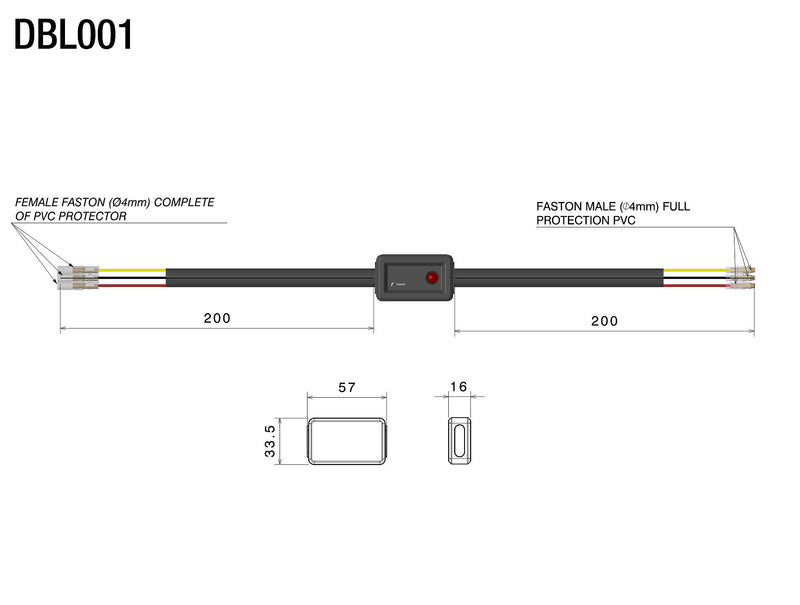 Rizoma Dynamic Brake Light Sensor (DBL001H)