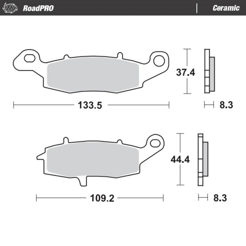 Moto-Master Brake Pads Road