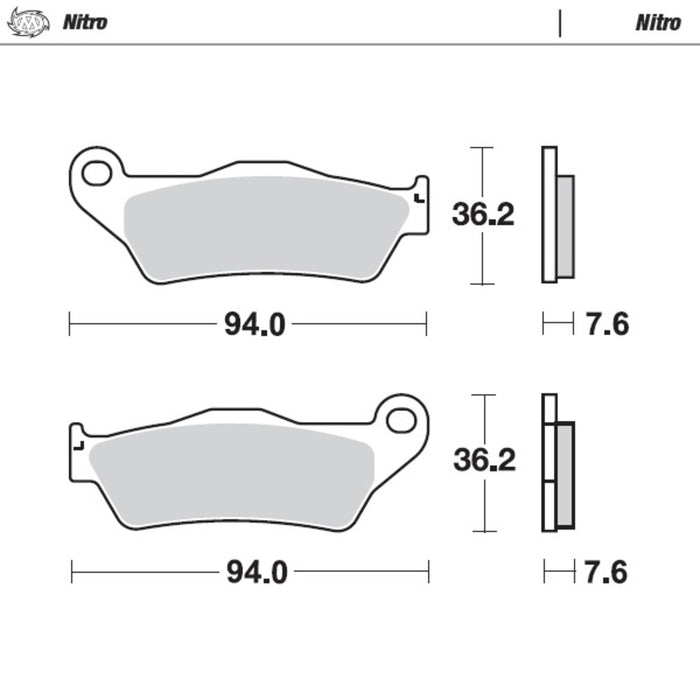 Moto-Master Brake Pads Offroad