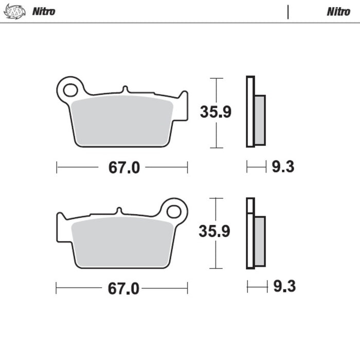 Moto-Master Brake Pads Offroad