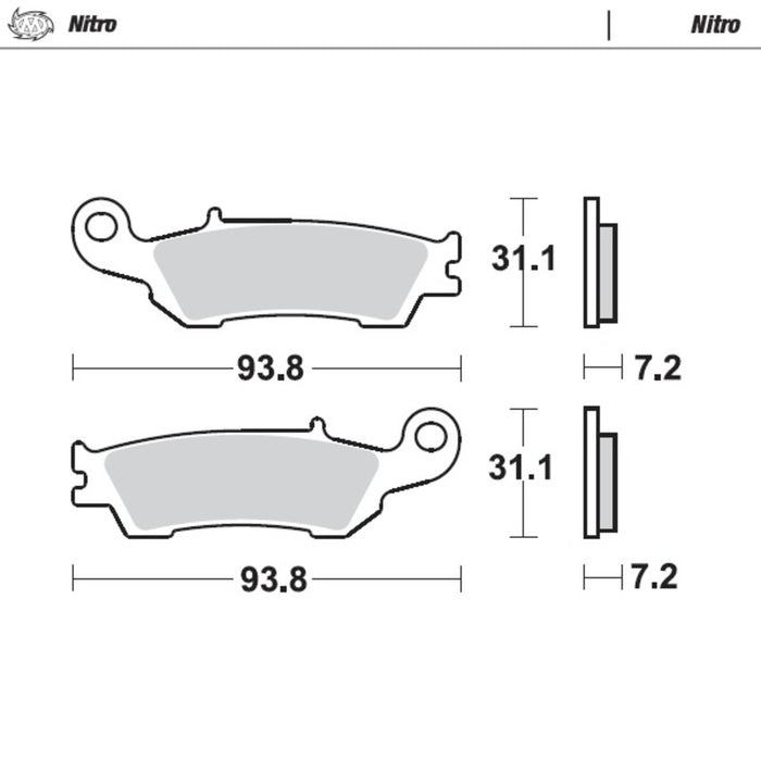 Moto-Master Brake Pads Offroad