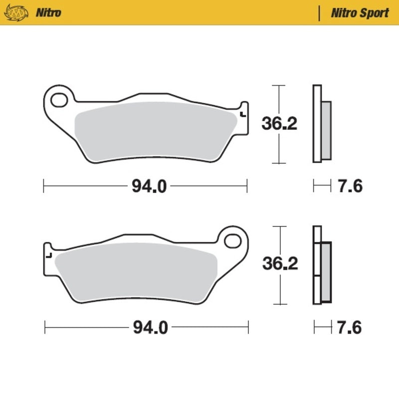 Moto-Master Brake Pads Offroad