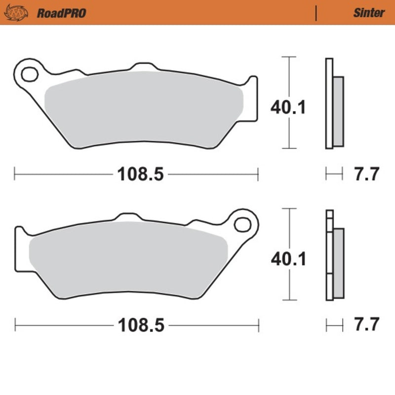 Moto-Master Brake Pads Road