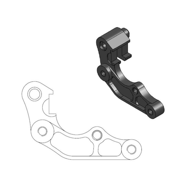 Moto-Master Front Caliper Adapter