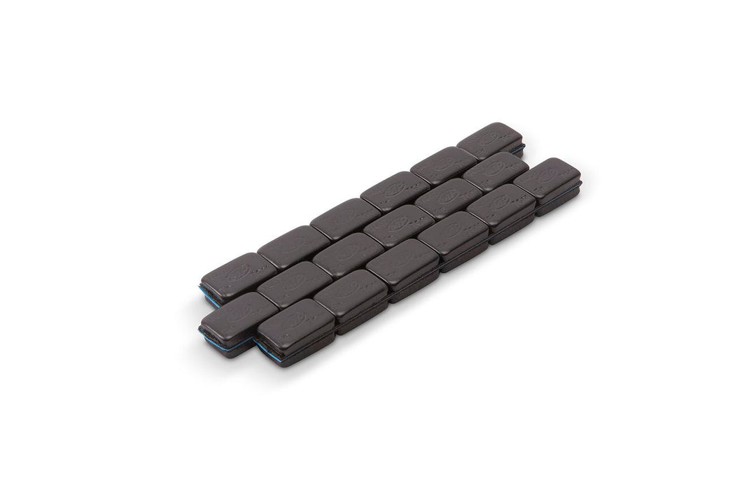 MotioPro Wheel Weights, Steel, Black, 18oz Pack, 72-1/4oz Segments (08-0455)