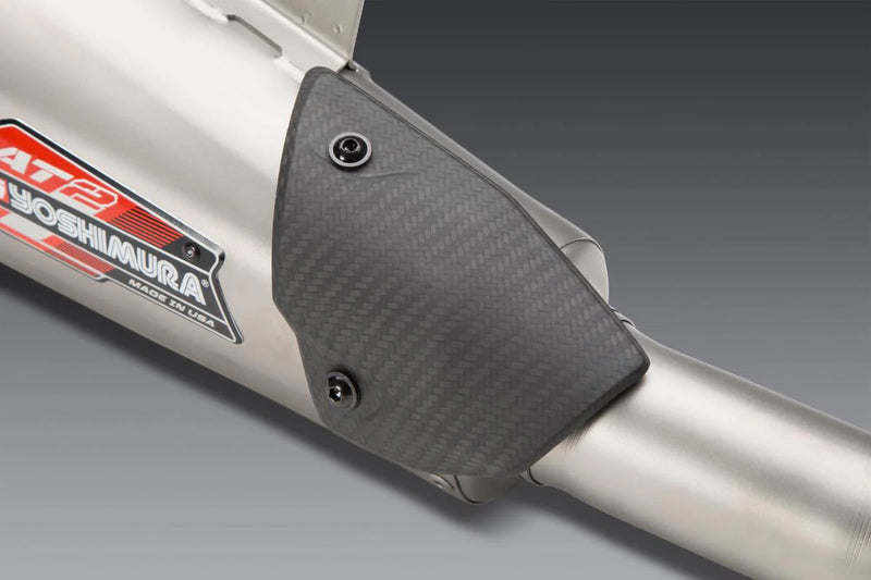 Yoshimura ZX-10R/RR 21-25 Race AT2 Stainless 3/4 Exhaust, w/ Stainless Muffler (14183CP520)