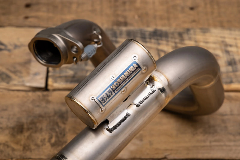 Yoshimura CRF450R/RX 2025 RS-12 Titanium Full Exhaust, w/ Titanium Muffler YO-225861S720