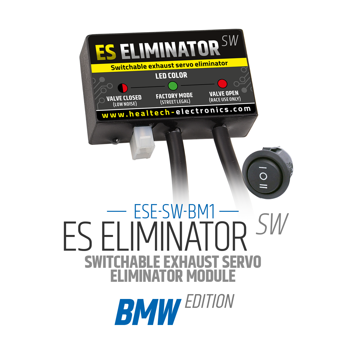Healtech BMW Exhaust Servo Eliminator Switchable ESE-SW-BM1 (Free
