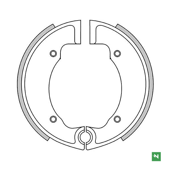 Newfren Brake Shoes (1-GF1075)