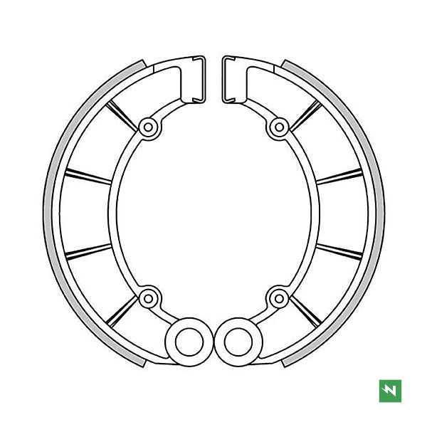 Newfren Brake Shoes (1-GF1109)