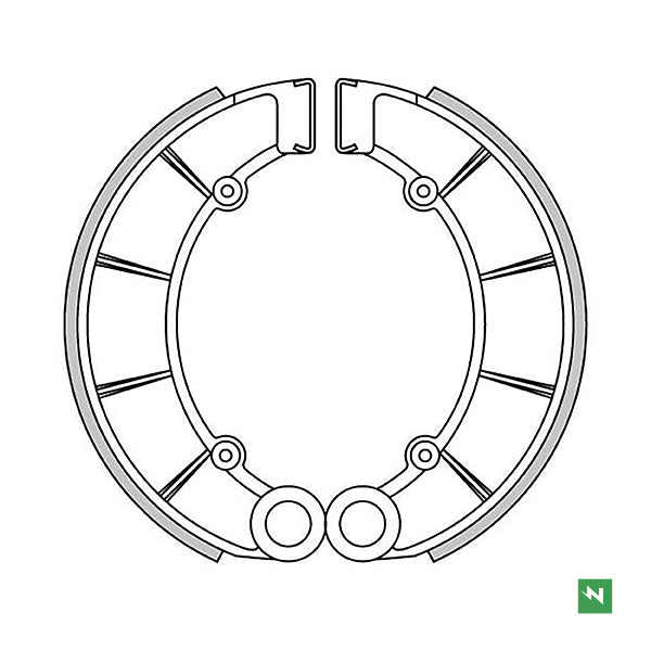 Newfren Brake Shoes (1-GF1130)