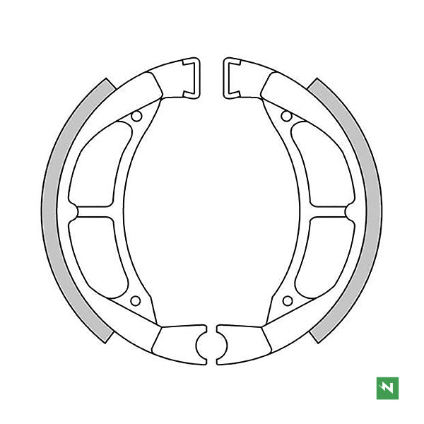 Newfren Brake Shoes (1-GF1217)