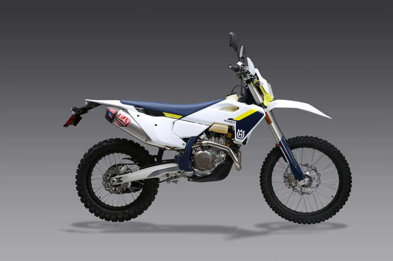 Yoshimura KTM 500EXC-F/350EXC-F 2024 RS-12 Stainless Slip-On Exhaust, w/ Aluminium Muffler (265022S320)