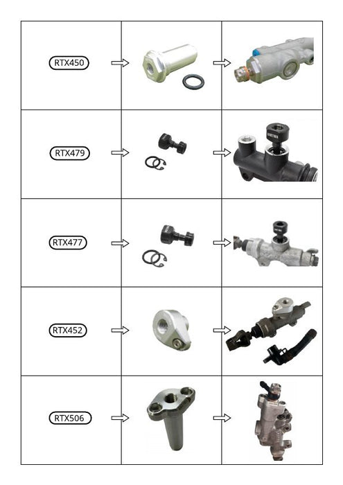 Racetorx Brake Junction Valve - Yamaha WR/YZ (RTX506)