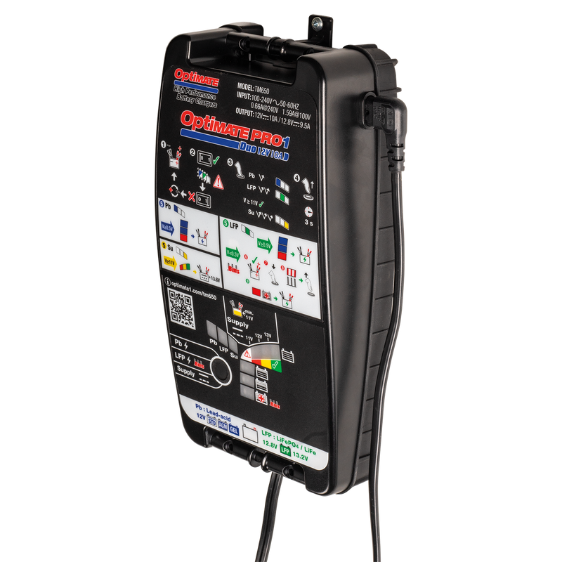 Tecmate Optimate Pro-1 Duo Battery Charger (TM650)