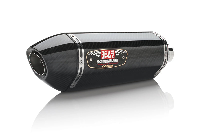 Yoshimura FZ/MT-07 15-25 / XSR700 18-24 / R7 22-25 Race R-77 Stainless Full Exhaust, w/ CF Muffler 13700AJ220