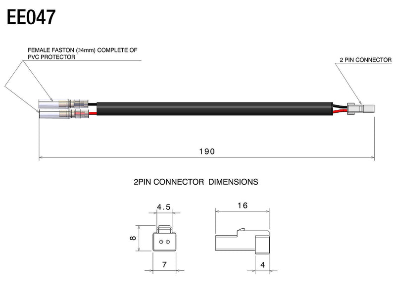 Rizoma Indicators Cable Kit (EE047H)