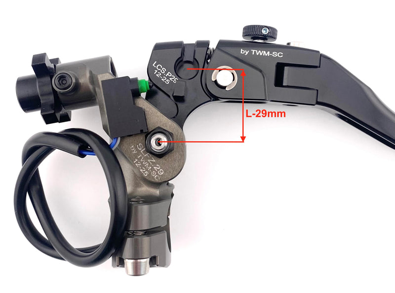 TWM Complete Clutch Kit Folding Lever 34mm Offset (LCS.P34)