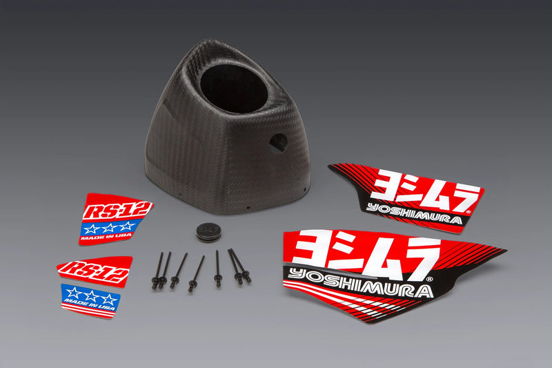 Yoshimura RS-12 REPLACEMENT END CAP KIT YO-YM1-CFR-K-1