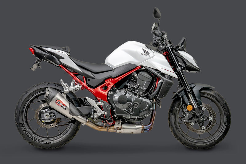 Yoshimura CB750 2025 AT2 Stainless Slip-On Exhaust - Stainless Muffler - 12760BP520