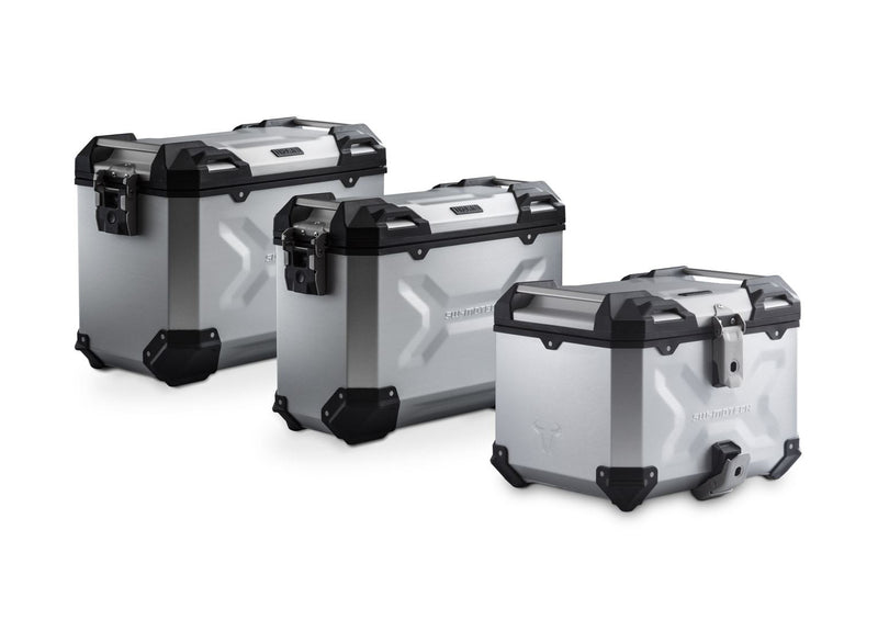 Adventure set Luggage.Black. BMW R 1300 GS (23-). BMW top case holder.(BOM)(ADV.07.975.75100/B)