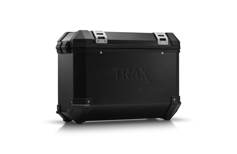 TRAX ION M.Side case. Aluminum. 37 l. Left. Black.(ALK.00.165.11001L/B) [Clearance]