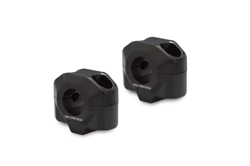 Bar riser for diam 22 mm handlebar. H=20 mm. Black. (LEH.00.039.22001.20/B)