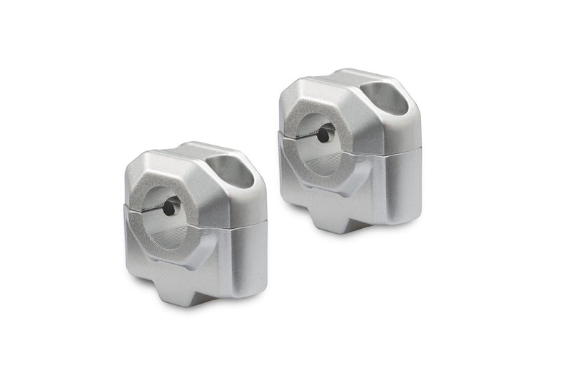 Bar riser for diam 22 mm handlebar.H=25 mm. Silver.(LEH.00.039.22001.25/S)  [Clearance]