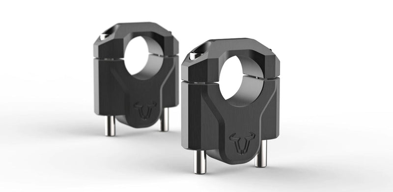Bar riser. H=40 mm. Black. R1200GS (12-18), R1250GS (18-). (LEH.07.039.12401/B)  [Clearance]
