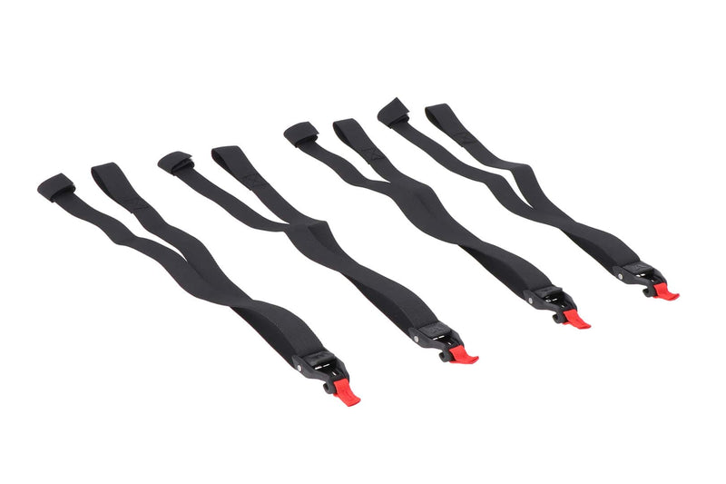 Strap set. 4 x. For the PRO tail bag. Hook on one side. (BC.ZUB.00.128.30000)  [Clearance]