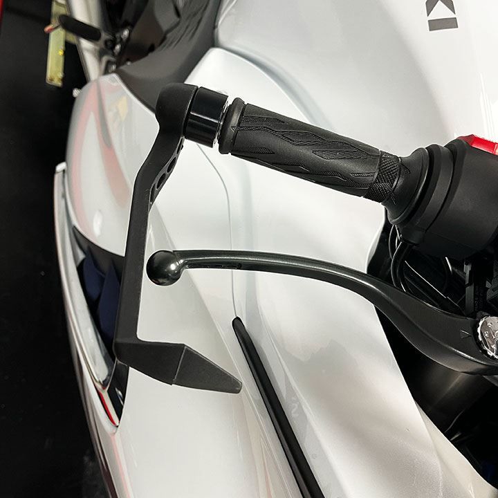 GBRacing Brake Lever Guard A160 M12 Threaded 15mm Spacer Bar End 160mm (BLG-M12-S15-A160-GBR)