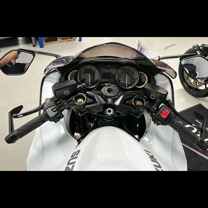 GBRacing Brake Lever Guard A160 M12 Threaded 15mm Spacer Bar End 160mm (BLG-M12-S15-A160-GBR)