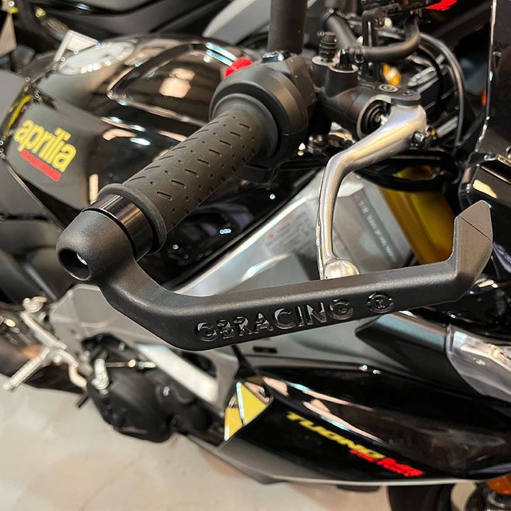 GBRacing Brake Lever Guard A160 M18 Threaded 10mm Spacer Bar End 160mm (BLG-M18-S10-A160-GBR)