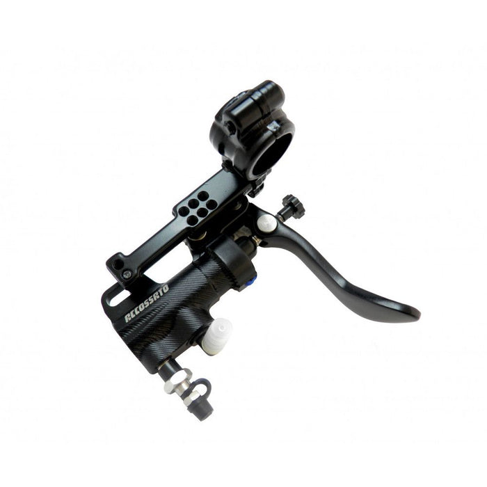 Accossato Thumb Brake Master Cylinder 13.5mm, bent lever with bracket (BP012) (Free Delivery)