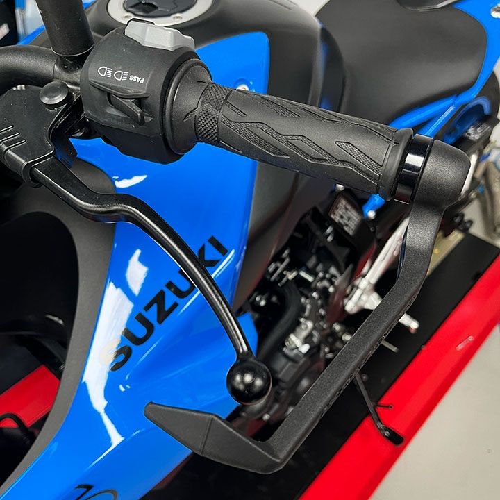 GBRacing Clutch Lever Guard A160 with 12mm Threaded Insert and 5mm Spacer (CLG-M12-S5-A160-GBR)